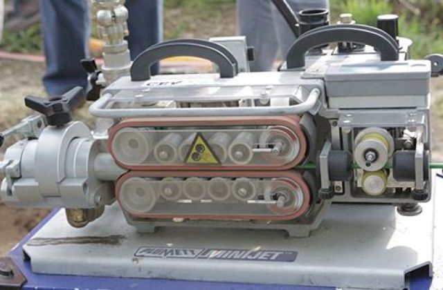 Gabocom speedpipe-ground Glasfaser einblasen oder einjetten