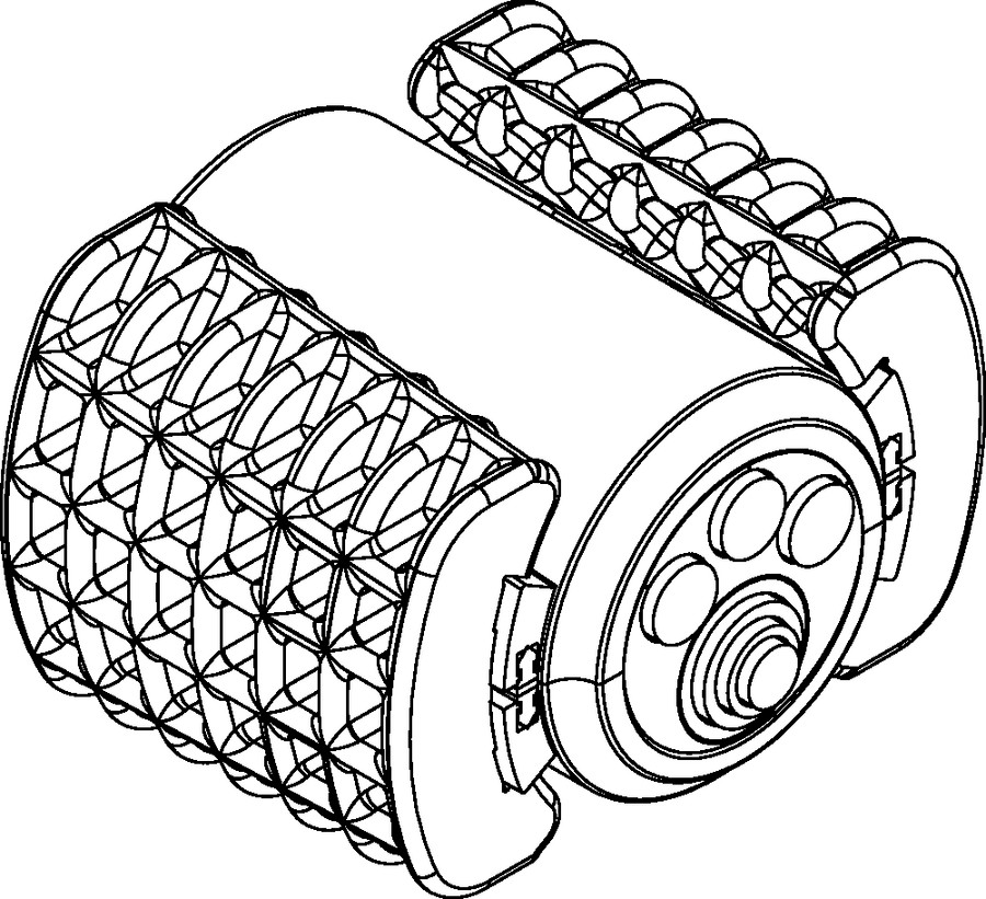 Uszczelnienia dwudzielne mikrorur EZA-t 40 K+3x10