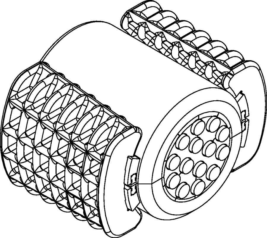 Uszczelnienia dwudzielne mikrorur EZA-t 50 14x7