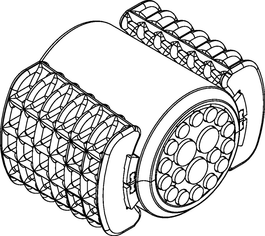 Uszczelnienia dwudzielne mikrorur EZA-t 50 16x7+3x12