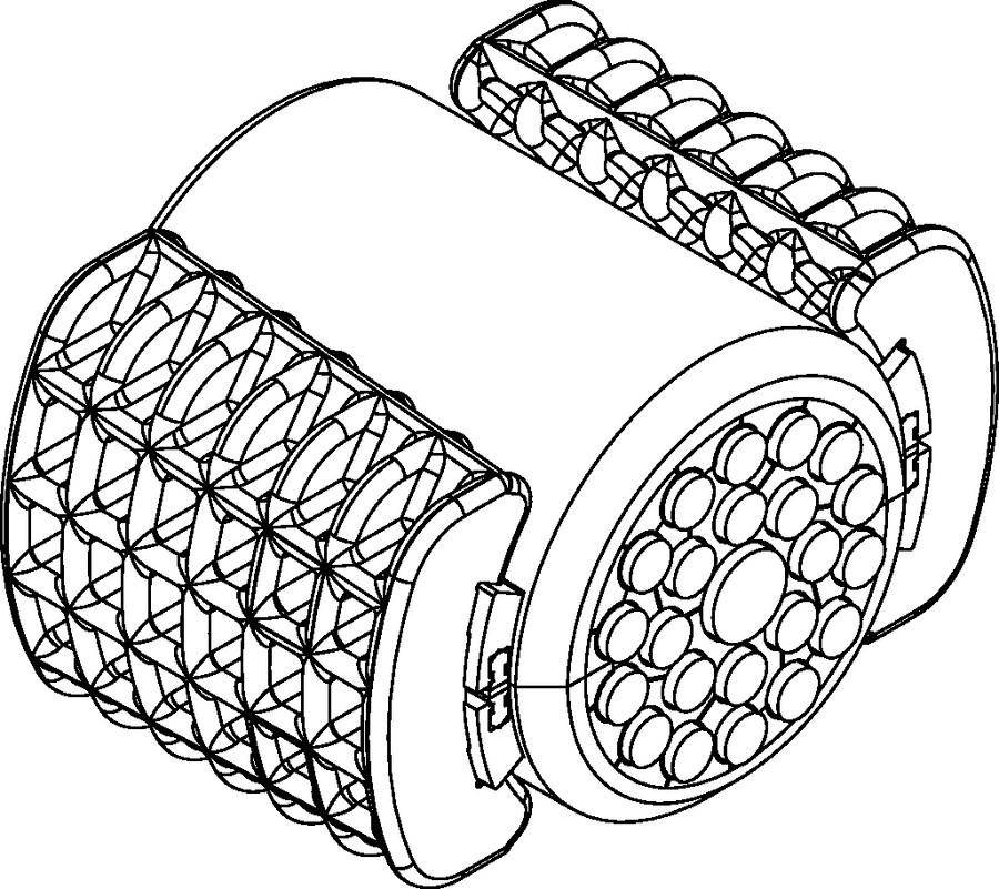 Uszczelnienia dwudzielne mikrorur EZA-t 50 22x7+1x12