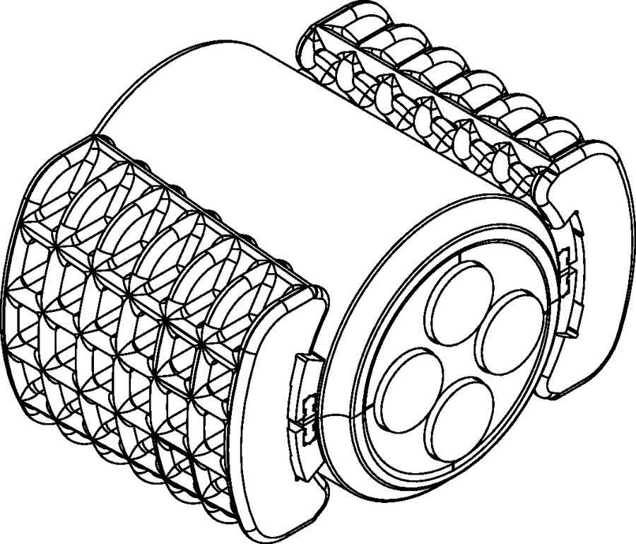 Uszczelnienia dwudzielne mikrorur EZA-t 50 4x16