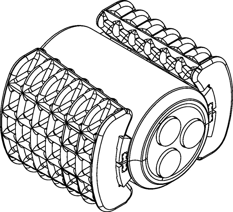 Uszczelnienia dwudzielne mikrorur EZA-t 40 3x14