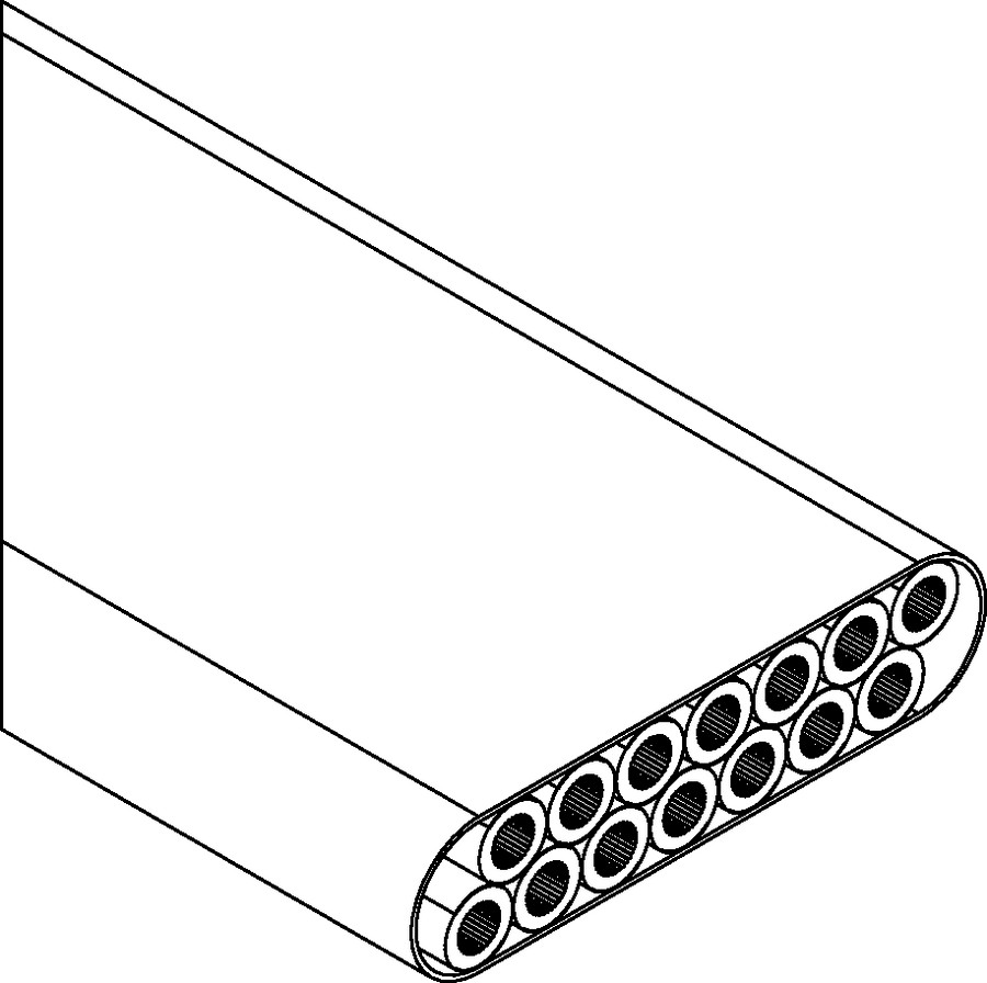 Wiązki rurowe speedpipe do bezpośredniego kładzenia w ziemi SRV-G 40 14x7