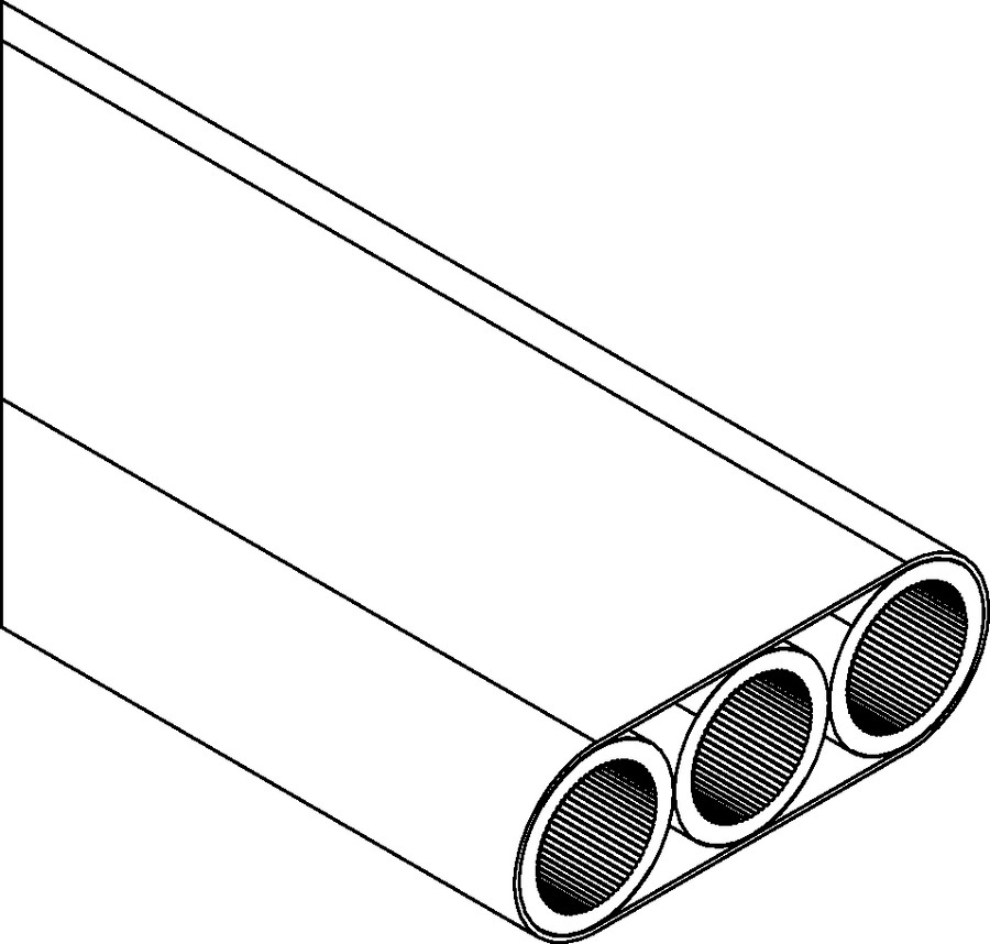 Wiązki rurowe speedpipe do bezpośredniego kładzenia w ziemi SRV-G 40 3x16