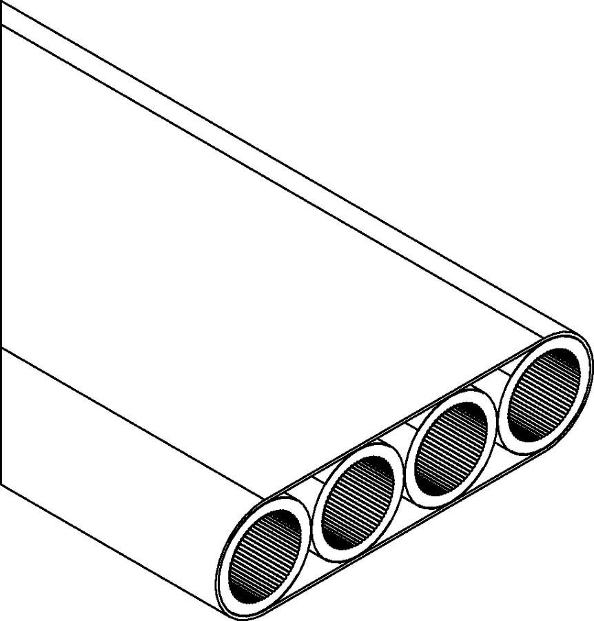 speedpipe z wiązkami rur do kładzenia w ziemi
