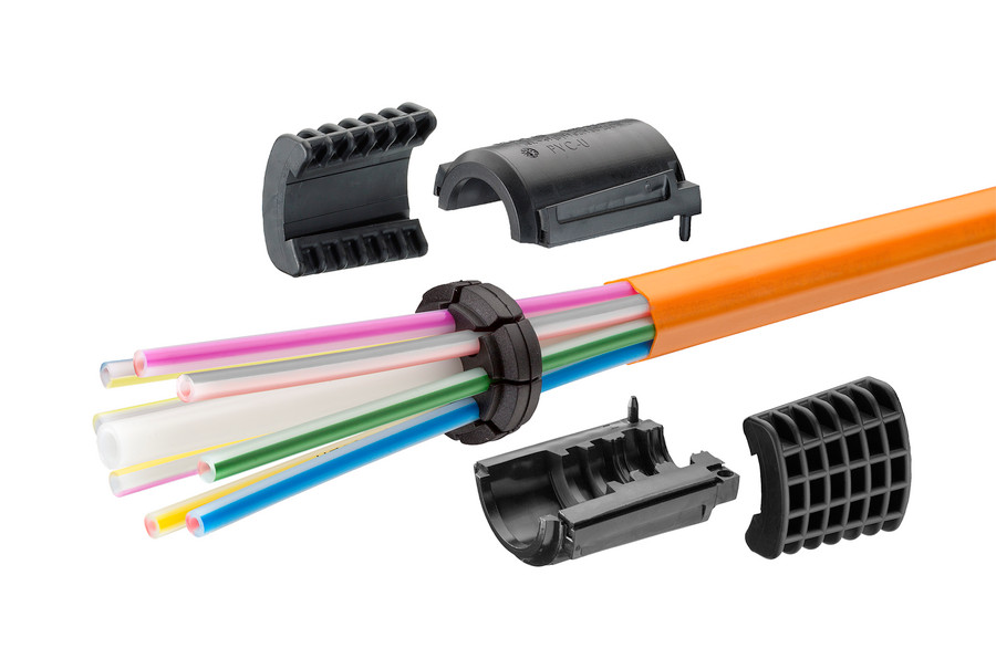 speedpipe uziemienie rur SRV-G tc z EZA-t do bezpośredniego zakopania.