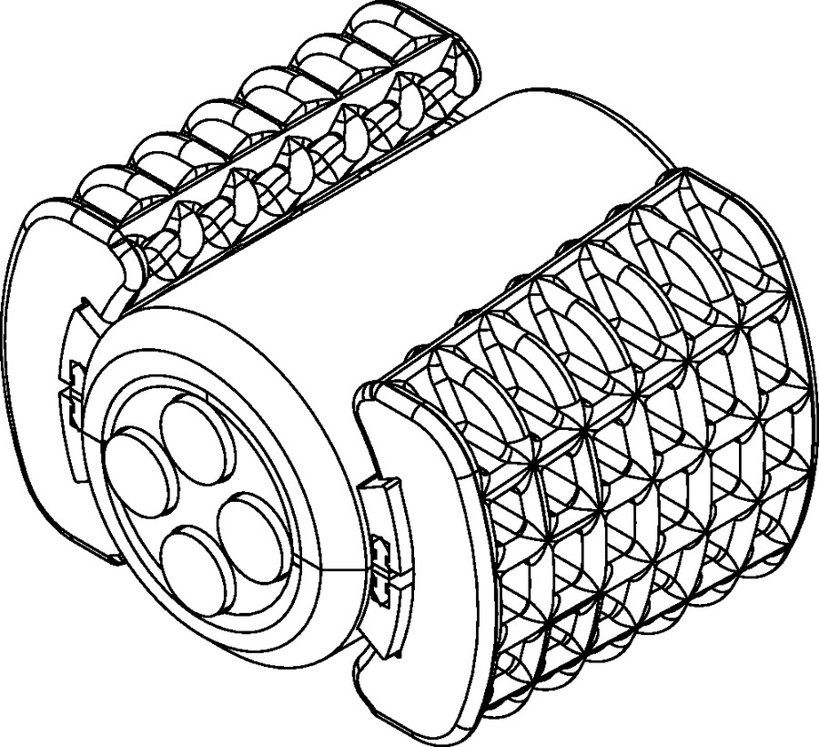 Uszczelnienia dwudzielne mikrorur EZA-t 40 4x12