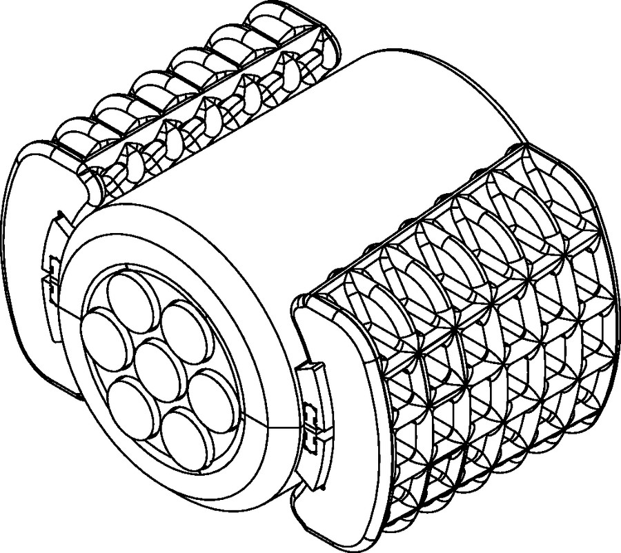 Uszczelnienia dwudzielne mikrorur EZA-t 50 7x12