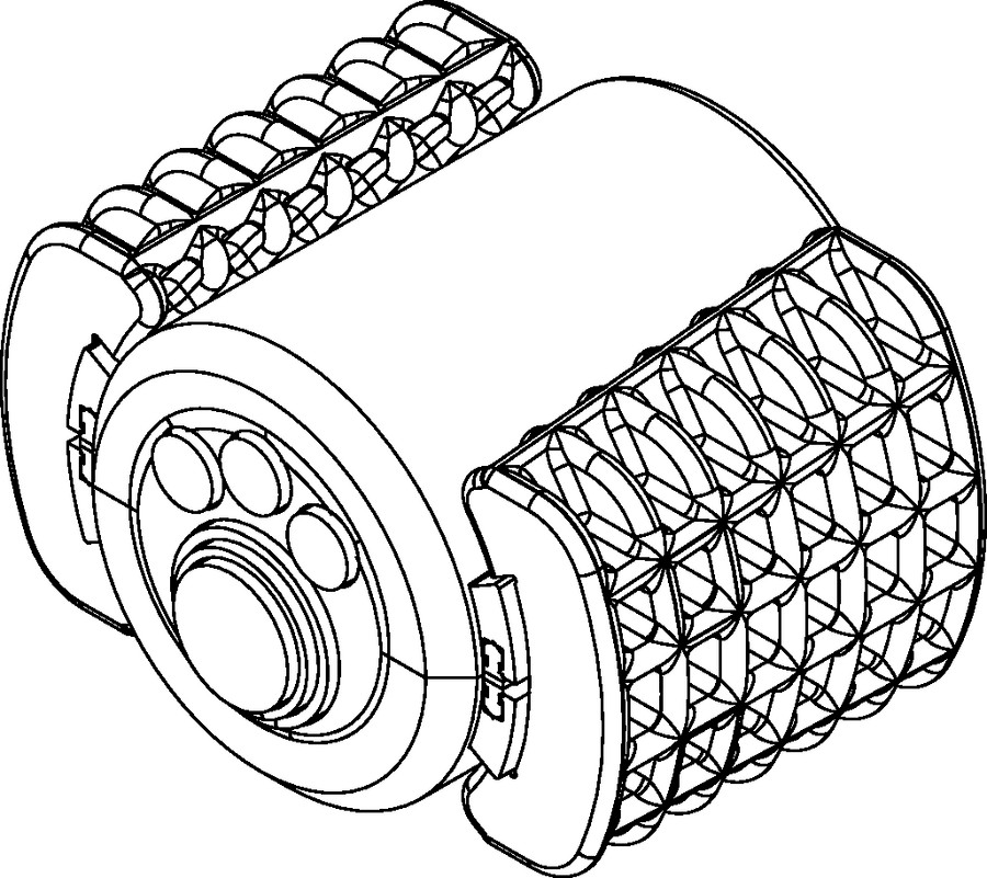 Uszczelnienia dwudzielne mikrorur EZA-t 50 K 3x10